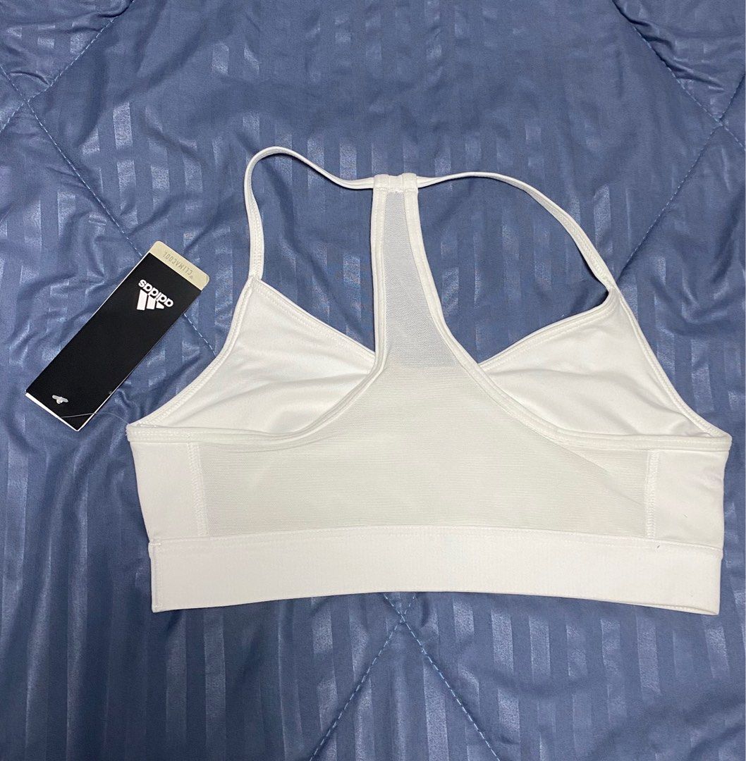Adidas Sports Bra (Category: Activewear) located in Pateros City. Submitted by suijionrandom (Listing ID 1338861250, Image 2). Description: Adidas Clima Cool Sports Bra White Size: S Brand new / Unused.