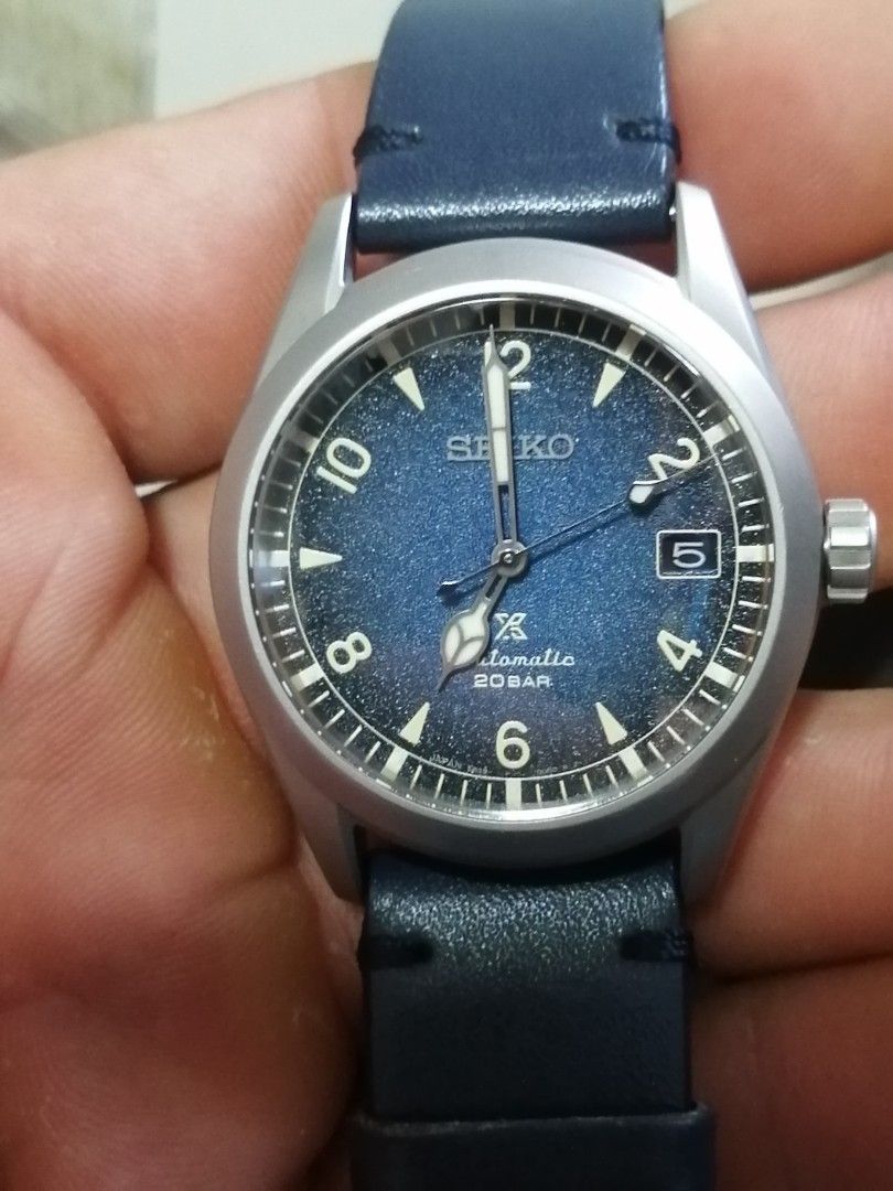 Authentic Seiko SBDC117 Prospex Alpinist matt Automatic 24 Jewels Blue Dial JDM automatic Watch 38mm Men s Fashion Watches Accessories Watches on Carousell