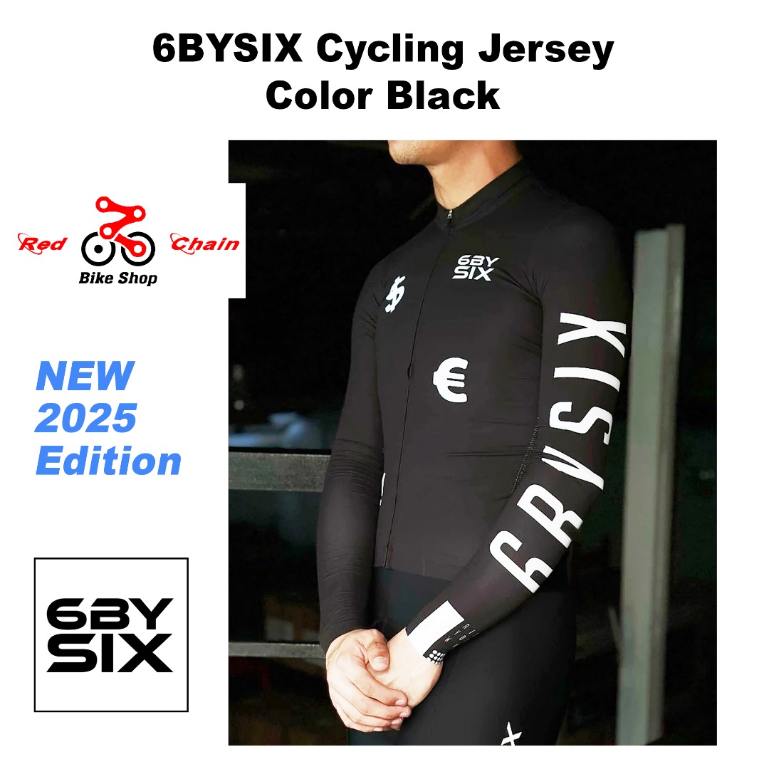 Authentic SIXBYSIX Cycling Jersey w/ 3 Back Pockets (NEW 2025 DESIGNS ...
