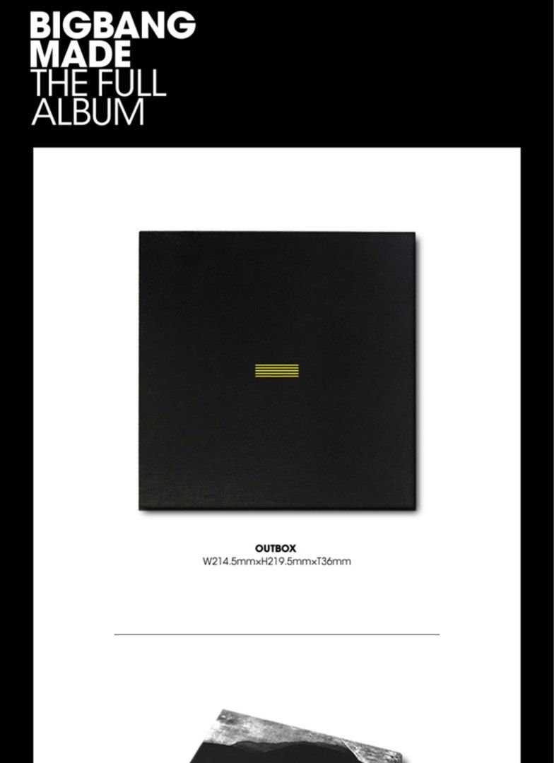 BIGBANG 初回盤 韓国版MADE THE FULL ALBUM Bigbang Made The Full Album - Amazon.com Music