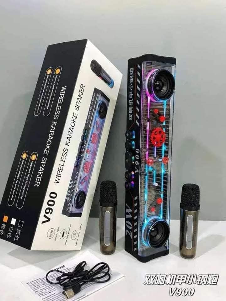 bluetooth speaker wizh mic (Category: Microphones) located in Manila. Submitted by saguittarian06 (Listing ID 1338952361, Image 1). Description: New Arrival. Bluetooth Speaker PHP: 1250. Only W 2 microphone Rechargeable Code: V900 1 week warranty Good Quality.