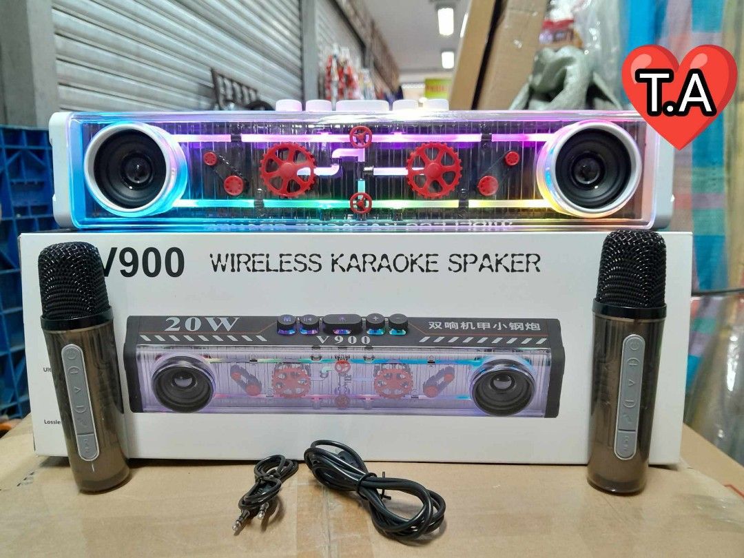 bluetooth speaker wizh mic (Category: Microphones) located in Manila. Submitted by saguittarian06 (Listing ID 1338952361, Image 2). Description: New Arrival. Bluetooth Speaker PHP: 1250. Only W 2 microphone Rechargeable Code: V900 1 week warranty Good Quality.