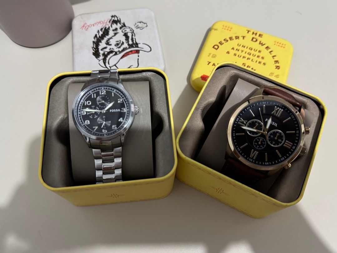 Mens fossil watch sale hotsell