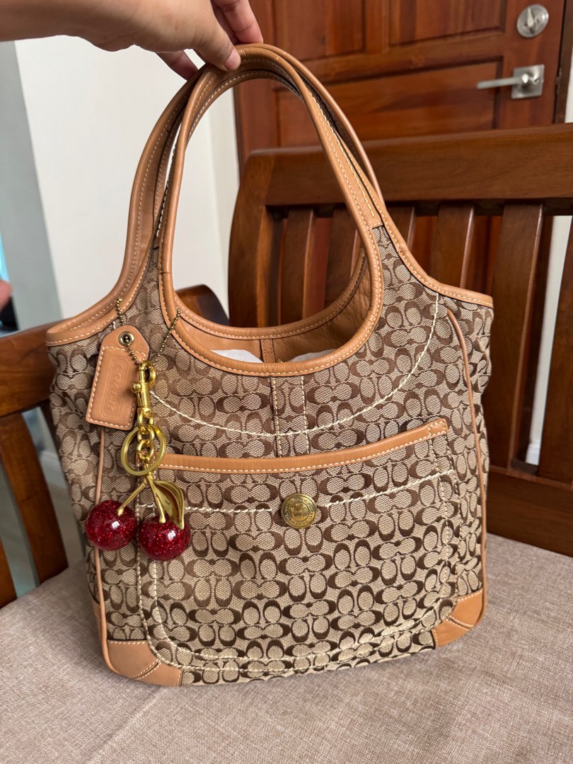 COACH Small Ergo Hobo in Black Signature