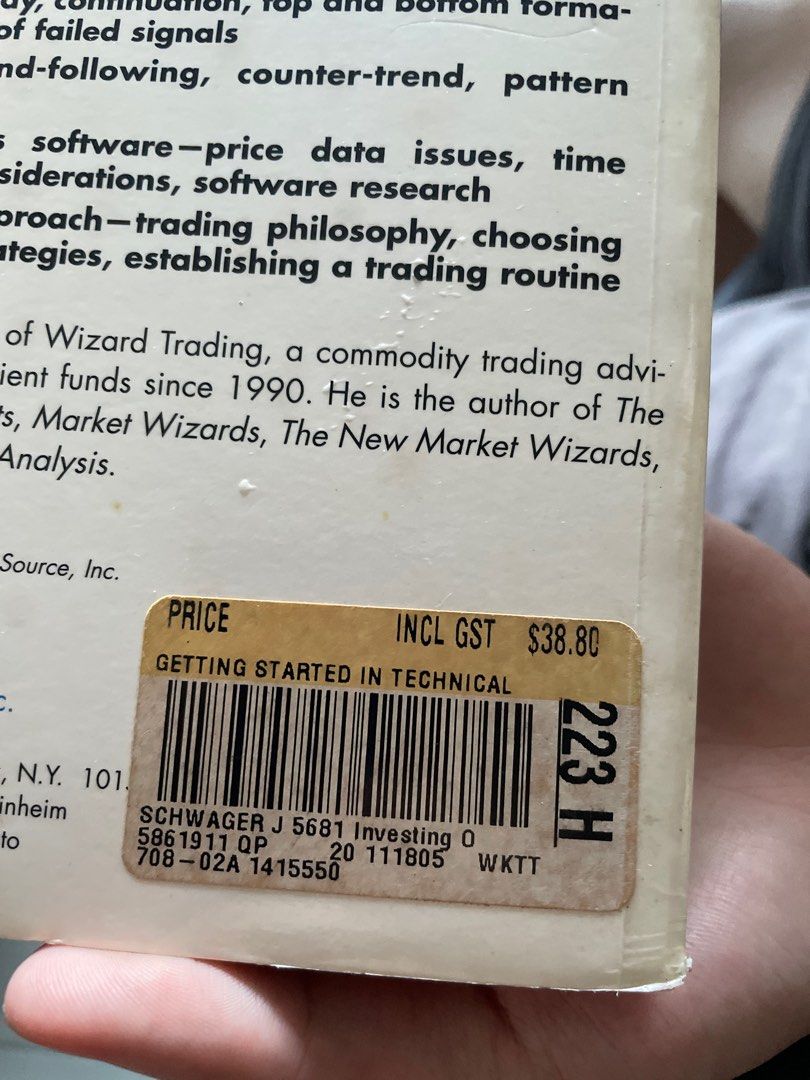 Getting started in Technical analysis (Category: Storybooks) located in Singapore. Submitted by bigboycho (Listing ID 1338909560, Image 2). Description: .