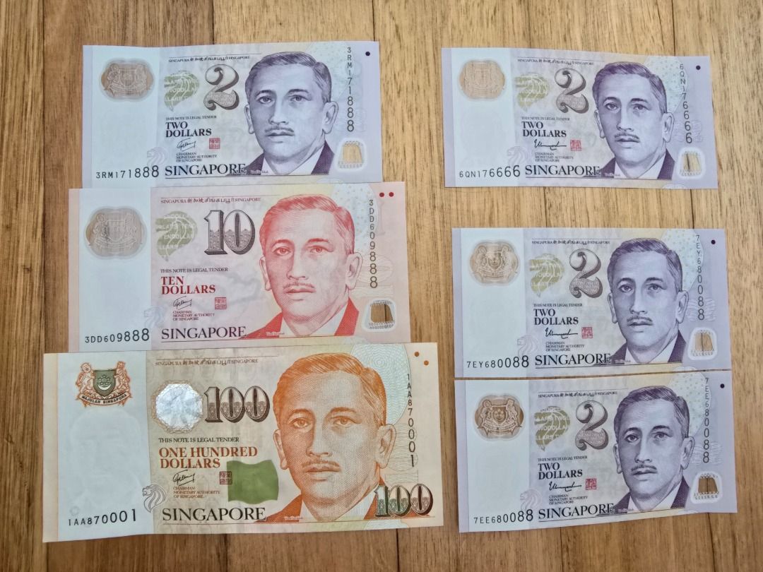 Good Numbers SGD notes, Hobbies & Toys, Memorabilia & Collectibles ...