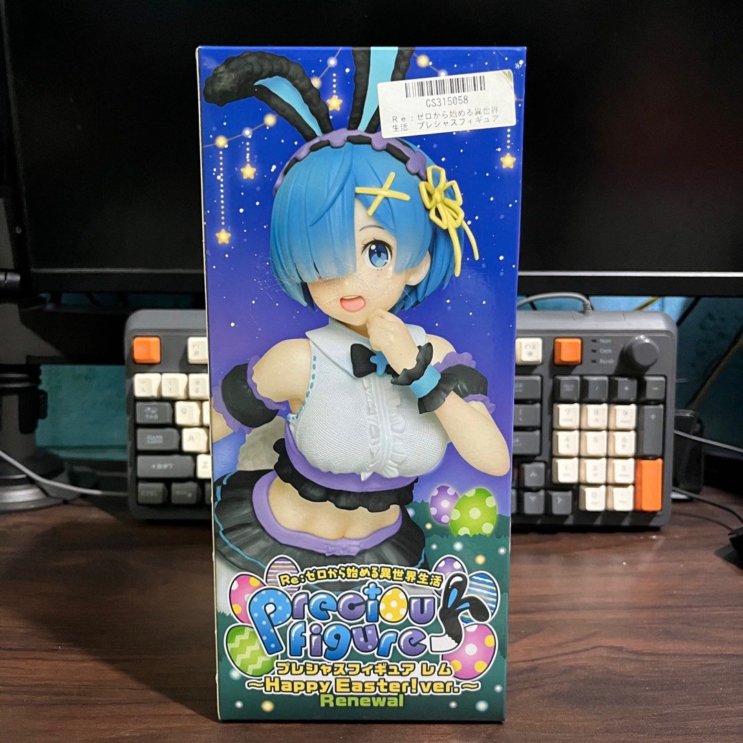 Hatsune Miku & Re:Zero Figurines (Category: Figurines & Statues) located in Pasig City. Submitted by dew_drops_ (Listing ID 1338986909, Image 2). Description: - Hatsune Miku Princess AMP Figure (Alice ver.) - Furyu Re:Zero Starting Life in Another World: Rem Candy House Fairy Tall Series - Rem Re:Zero Starting Life in Another World” Precious Figure Rem ~ Happy Easter! ver. - Can sold separately (pls check other listing for price) - Good as new!! 