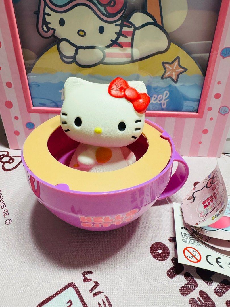 Hello Kitty cappuccino set (Category: Coffee & Tea Tableware) located in Manila. Submitted by hellokittyjhoe (Listing ID 1338963490, Image 3). Description: Sanrio 2024 With purple cup I got double.