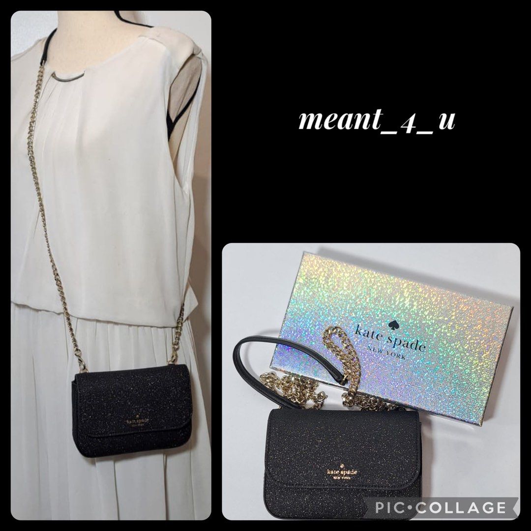 Kate spade lola glitter boxed Original (Category: Luxury Bags & Wallets) located in Quezon City. Submitted by meant_4_u (Listing ID 1338930251, Image 1). Description: 😱On hand Ph and ready to ship 😍 "LAST PRICE posted 👋🏼 😲 Original kate spade lola glitter boxed crossbody 📌 Mall Price : ₱16,000 ✅ inclusions: Tag, paper bag, 🤗 Guaranteed Original from USAo 🤑 MOP: BPI / BDO/ metrobank/ Gcash-gcash transfer #meant_4_u #originalkatespadeusa #k