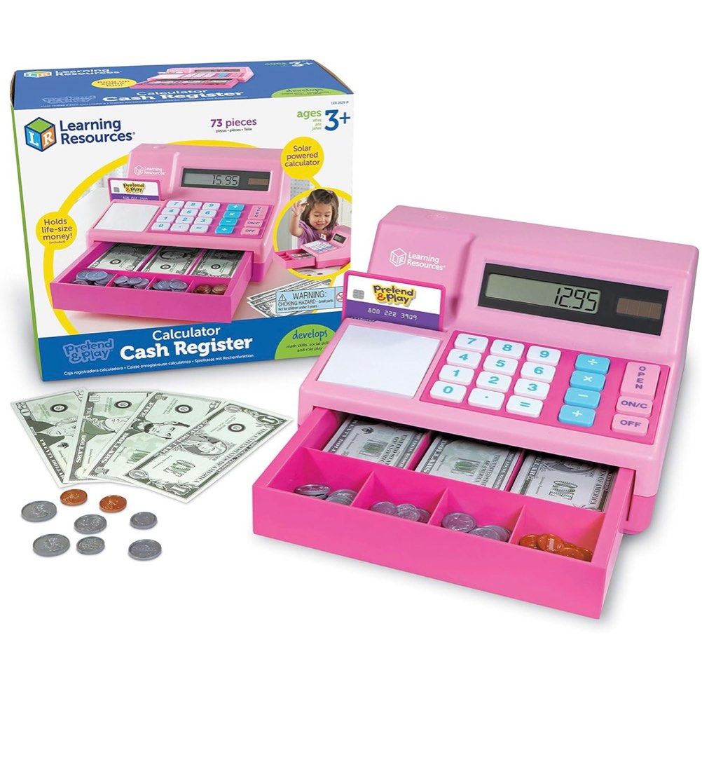 Elc cash register pink cheap