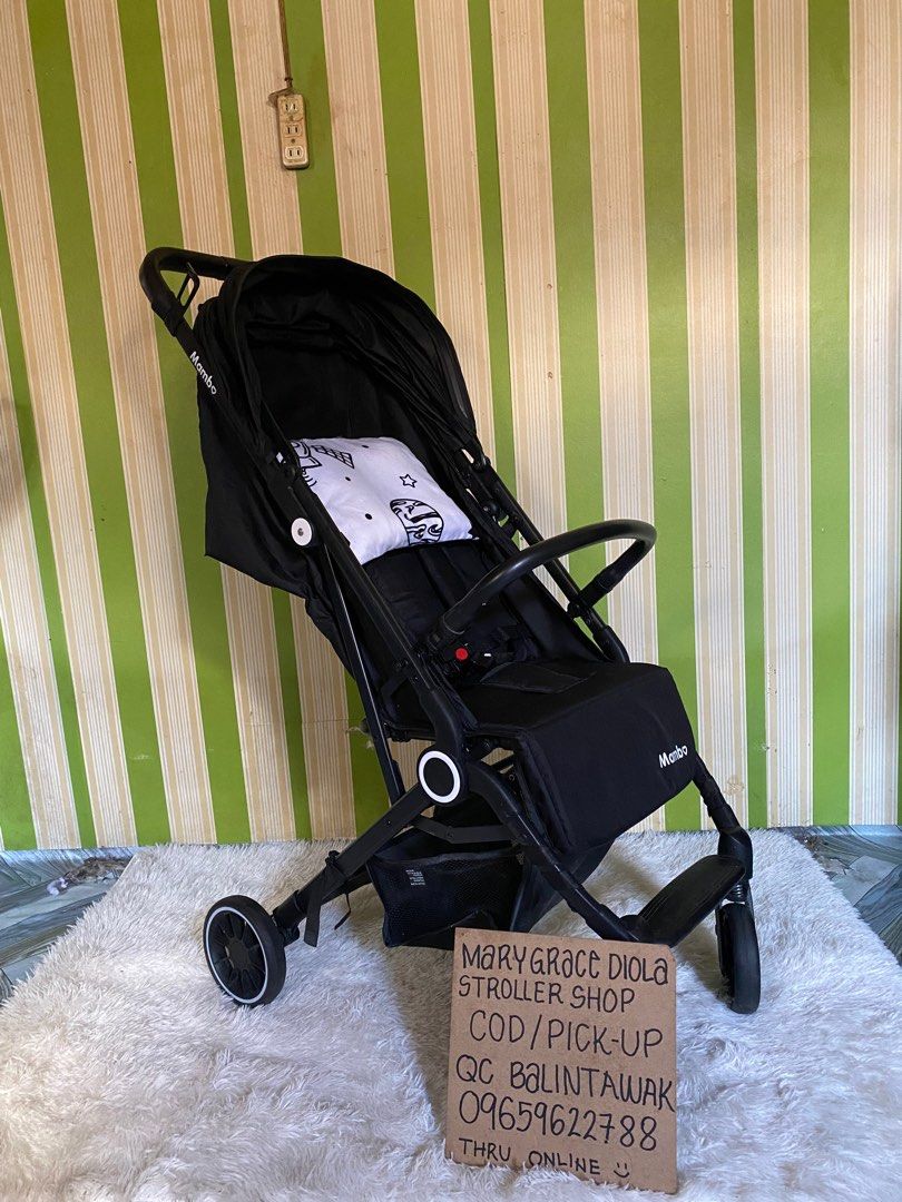 Mambo can fit into cabin stroller lugagge type (Category: Strollers) located in Manila. Submitted by gracediola_18 (Listing ID 1338838514, Image 3). Description: cod or pickup qc balintawak .