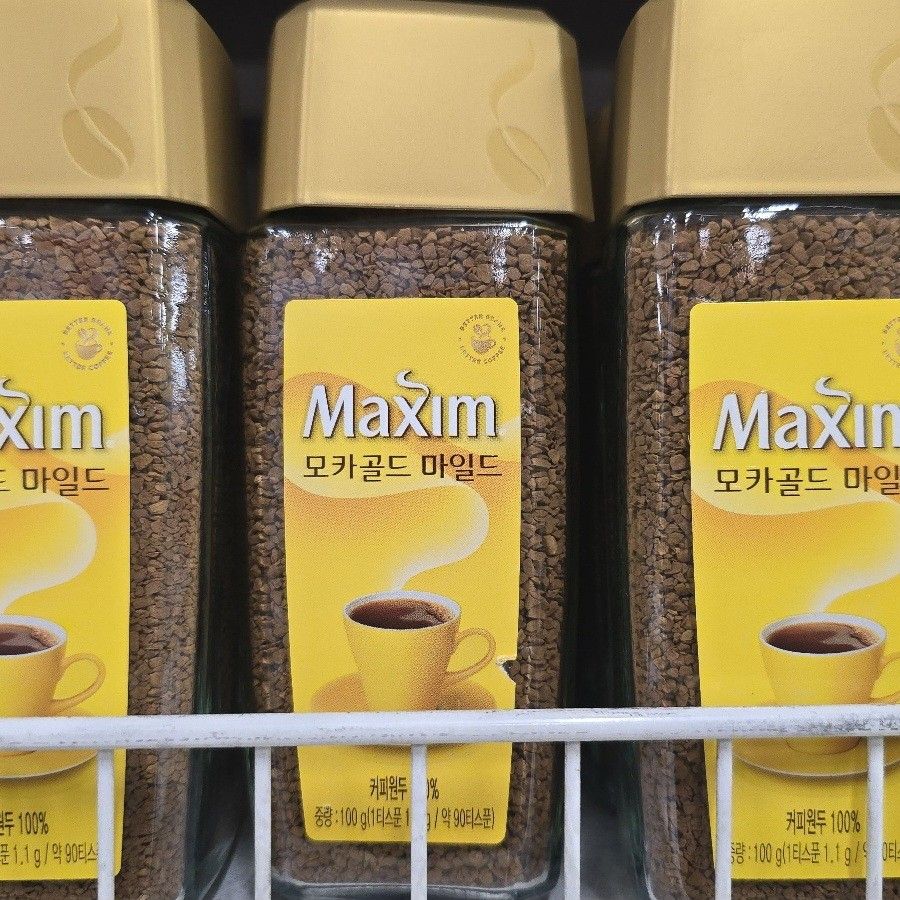 Maxim Coffee Granules Mocha Gold 100g (Category: Beverages) located in Cainta. Submitted by shopchelonline (Listing ID 1338937607, Image 1). Description: Maxim Coffee Granules Mocha Gold 100g 🛒700.00 each(all in) + LSF 💎Pre-order - NO RUSH SHIPPING 💎Korea Pasabuy - NORMAL ETA ✅️Papago Translate 💎Colors may vary due to lighting. 💎Availability and price may vary 💎The outer case/box is simply for protecting goods. (Damages such as scratches, d