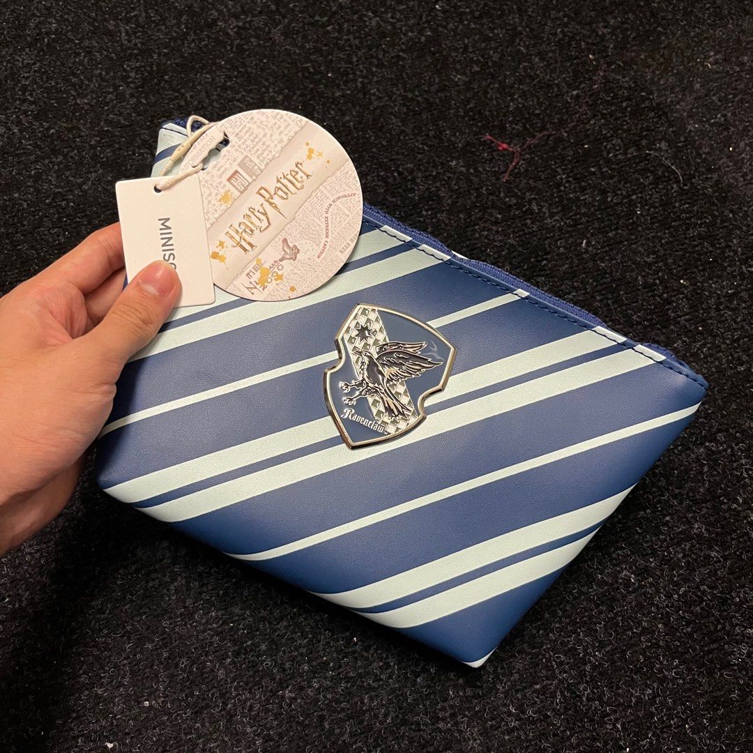 Miniso Harry Potter Ravenclaw Trapezoid Makeup Bag