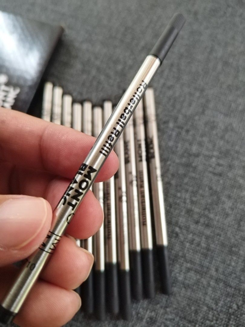 Montblanc Rollerball pen refill black M size. (Category: Stationery & School Supplies) located in Daet. Submitted by fryzoneshop (Listing ID 1338892424, Image 3). Description: Montblanc Rollerball pen refill black m size 250/each.