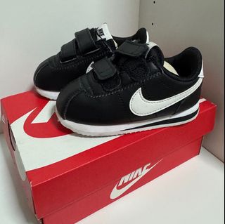 infant nike cortez black