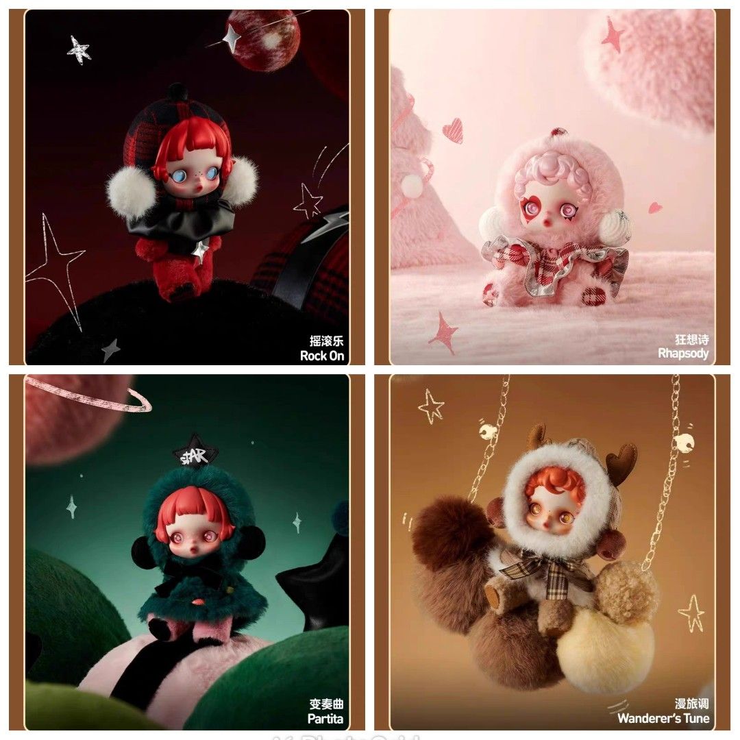 INSTOCKS ] Skullpanda Winter Symphony Pendant : - Rock on x2