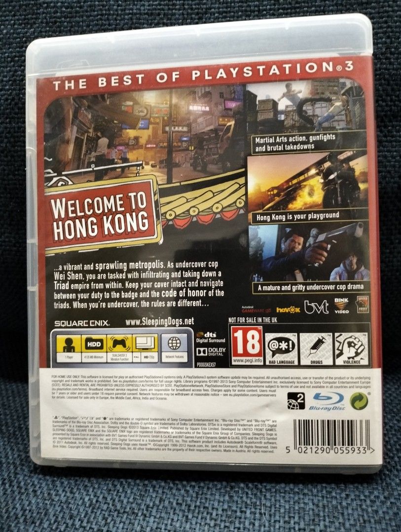 PS3 Essentials Sleeping Dogs 2013 Collection (Category: PlayStation) located in Baguio. Submitted by bitsbaguio (Listing ID 1338968533, Image 2). Description: MINT CONDITION.