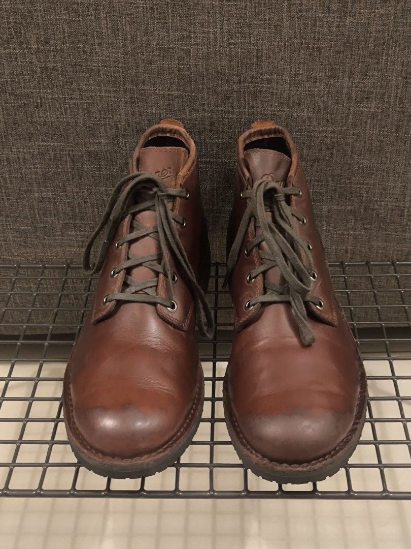 RARE Danner Men s Wolf Creek Chukka with Black Vibram Outsole Hiking Boots in Red Brown Leather UK8 EU42 US8.5 Welcome to COD