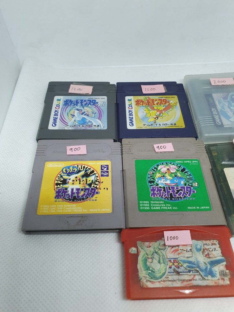 Selling 7 Original Pokemon Gameboy Videogames (Category: Nintendo) located in Quezon City. Submitted by itemsforadoption (Listing ID 1338937562, Image 2). Description: Rfs: Its 2024! Happy New Year! Hoping you have a good year ahead of you! If you have questions feel free to send a message. Though I'll most likely be able to reply from 10am to 8pm. Please be patient and understanding. Decluttering games and items that I've picked up or for friend