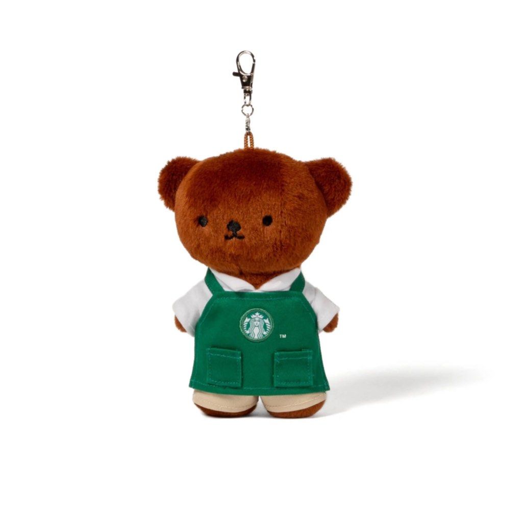 Starbucks + Miffy Plush Keychain (Miffy / Boris) Limited!, Toys