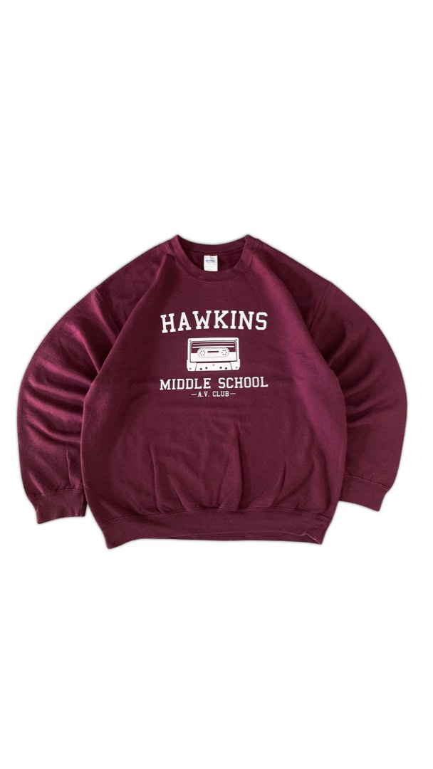Stranger things hawkins middle school sweatshirt top
