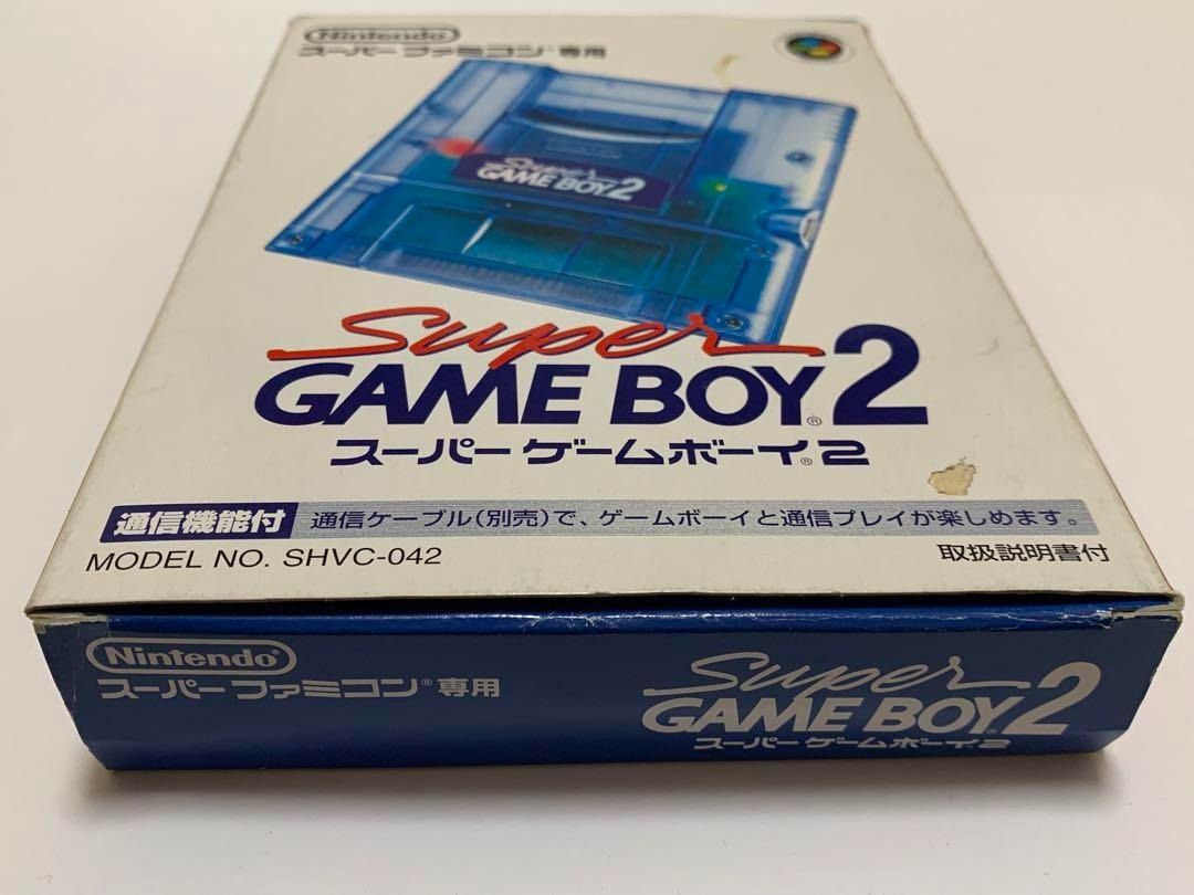 ★Super Game Boy 2 with box and manual, working condition confirmed ...