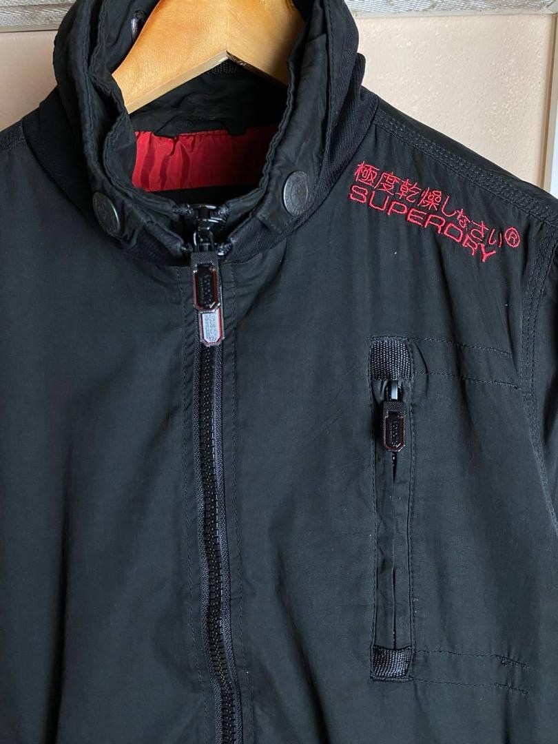 Superdry Moody Microfibre Bomber Jacket Pit 19 Like New Men s Fashion Coats Jackets and Outerwear on Carousell