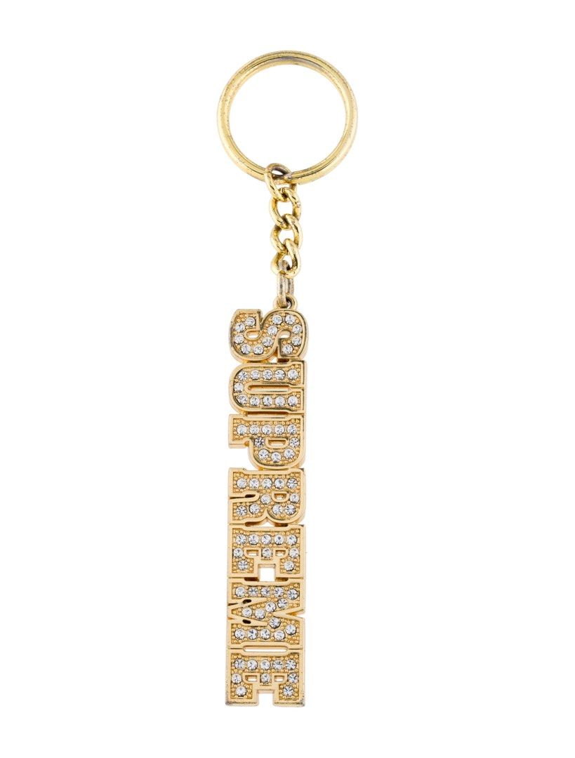 Supreme block logo keychain outlet
