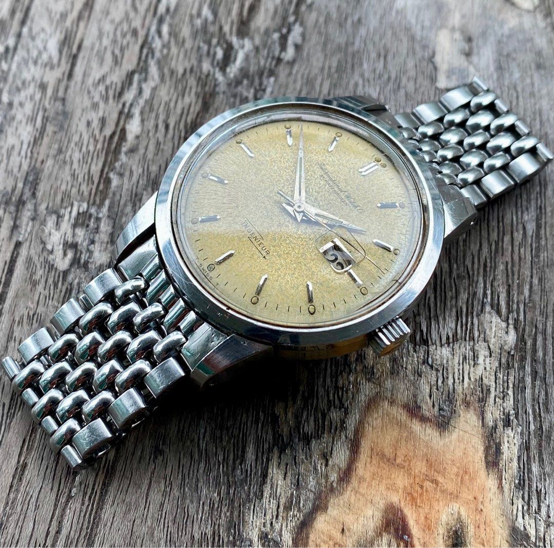 Unpolished Sharp Strong patina Vintage IWC Ingenieur 666 1st Generation