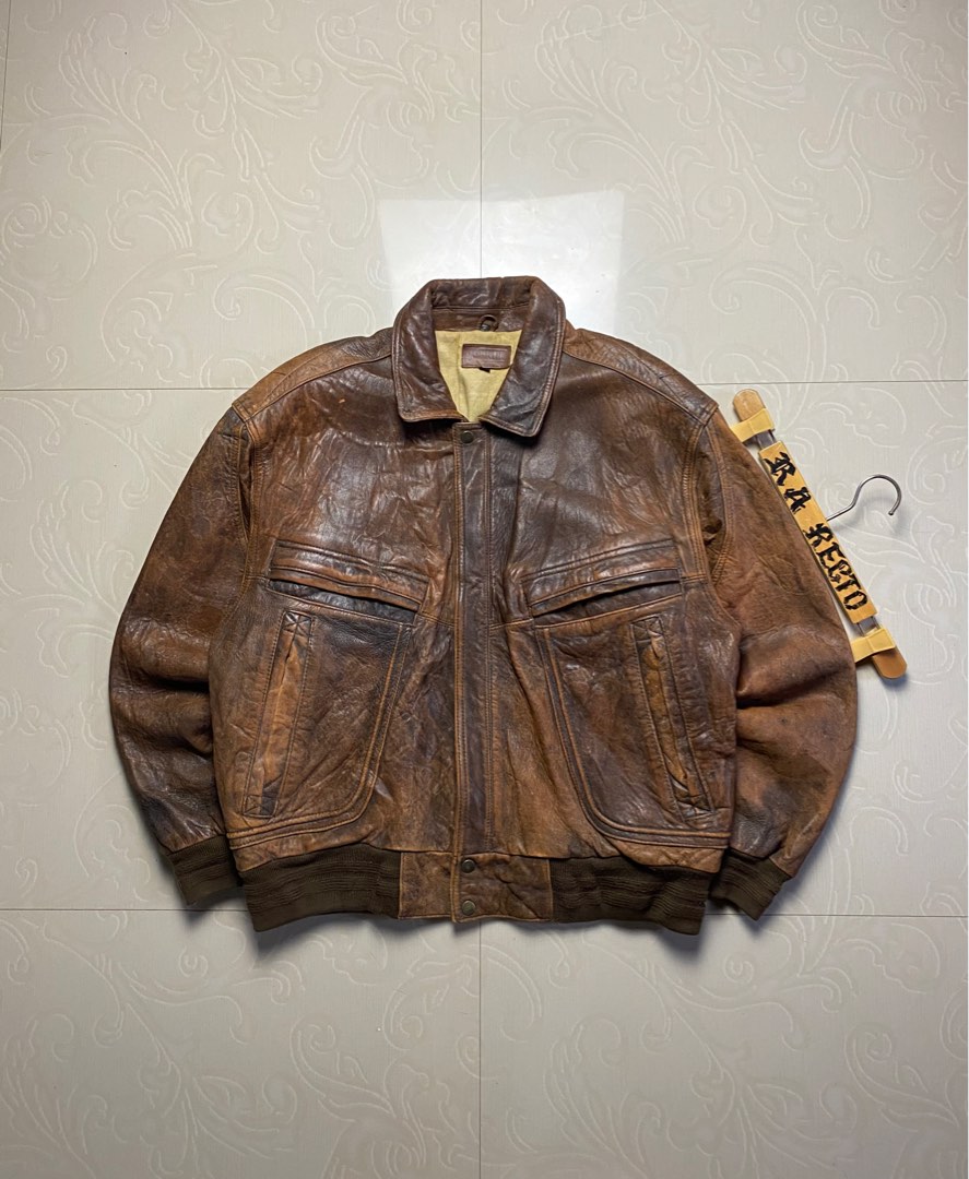 Vintage aviator jacket on sale