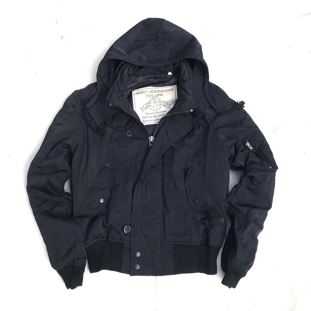 Vintage Spiewak and sons Usa bomber hoodie Flight Pilot Jacket