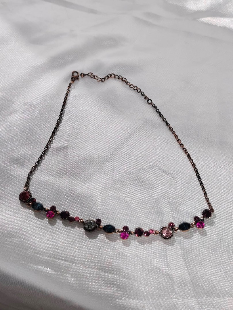Vintage crystal necklace online