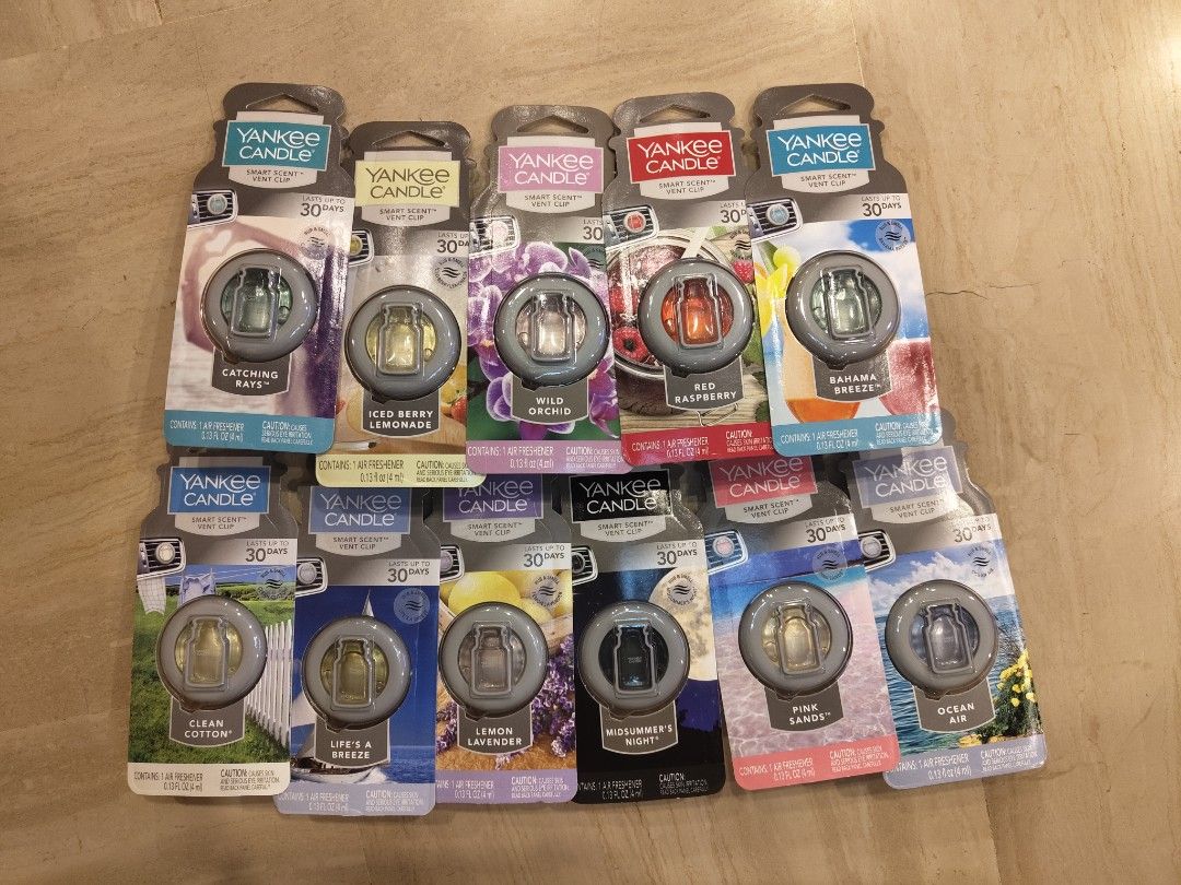 Yankee Candle Car Vent Clip Air Freshener, Car Accessories
