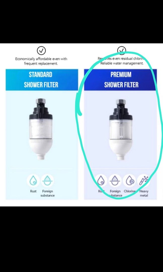 3M premium water filter for shower purification (Category: Bathroom & Kitchen Fixtures) located in Singapore. Submitted by Oddhild (Listing ID 1334297647, Image 2). Description: brand new.