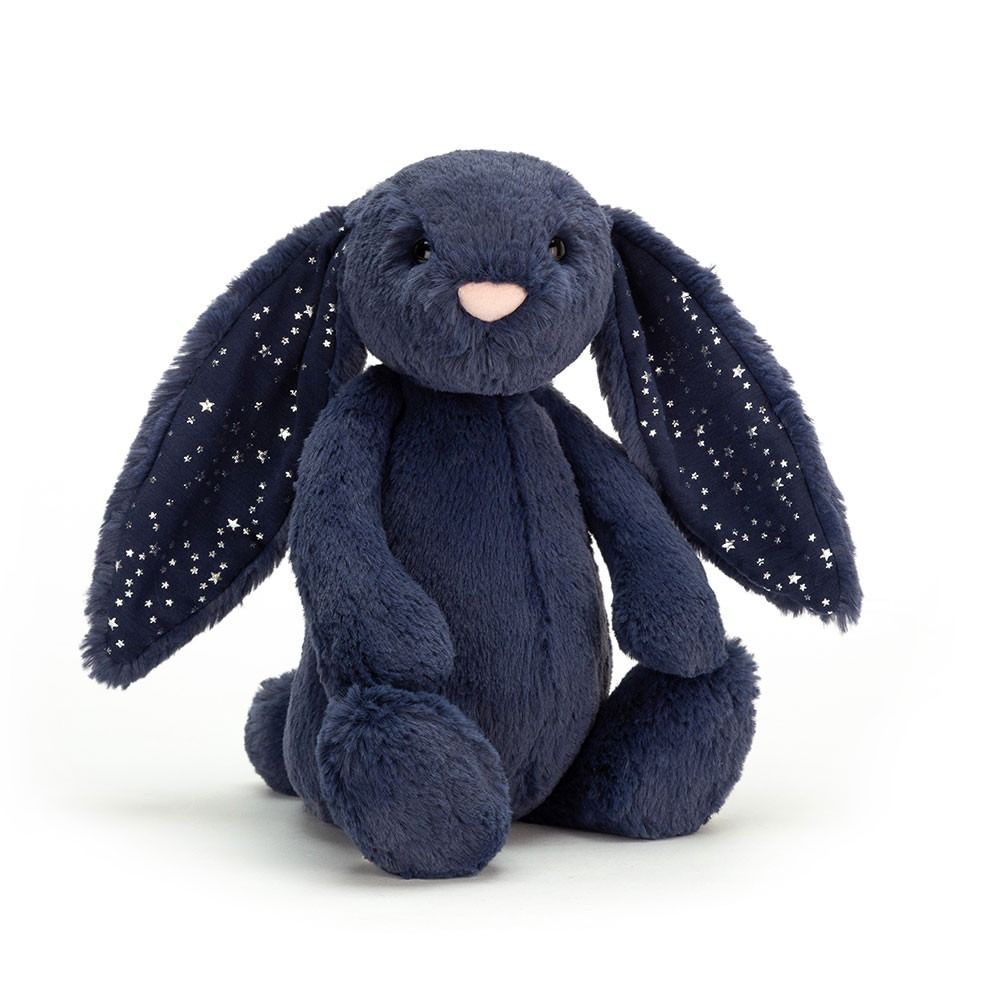 激レア　廃盤　 Stardust Bunny　耳　星　兎　うさぎ 預訂Jellycat 藍色兔仔星星耳朵31cm Bashful Stardust Bunny Medium