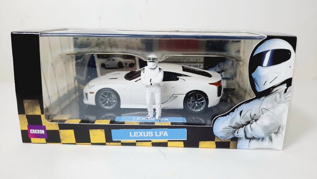 絕版MINICHAMPS 1/43 TopGear POWER LAPS LEXUS LFA BBC試車員限量跑車