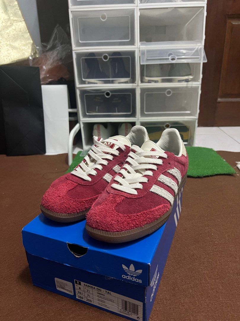 adidas gazelle silver green womens Men's Originals Samba OG "Wonder White Shadow Red"