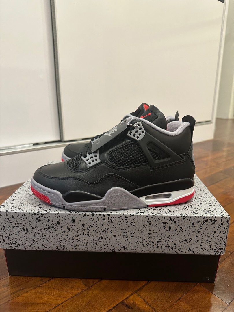 Air Jordan 4 Retro Bred 'Reimagined', Men's Fashion, Footwear, Sneakers on  Carousell