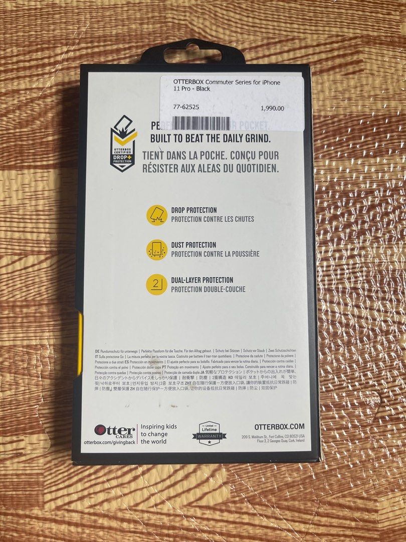 Authentic Otter Box Case for Iphone 11 PRO (Category: Cases & Sleeves) located in Guimba. Submitted by jenny_2908 (Listing ID 1334233552, Image 2). Description: Authentic Otter Box for Iphone 11 PRO brand new namali ng order Iphone 11 ung CP magkaiba ng size.