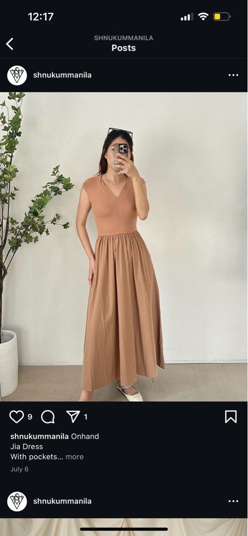 Bangkok Dress (Free Size) (Category: Dresses) located in Pasig City. Submitted by kimcbrl (Listing ID 1334353593, Image 1). Description: Super pretty in actual With pockets Bust up to 38 in Waist up to 33 in.
