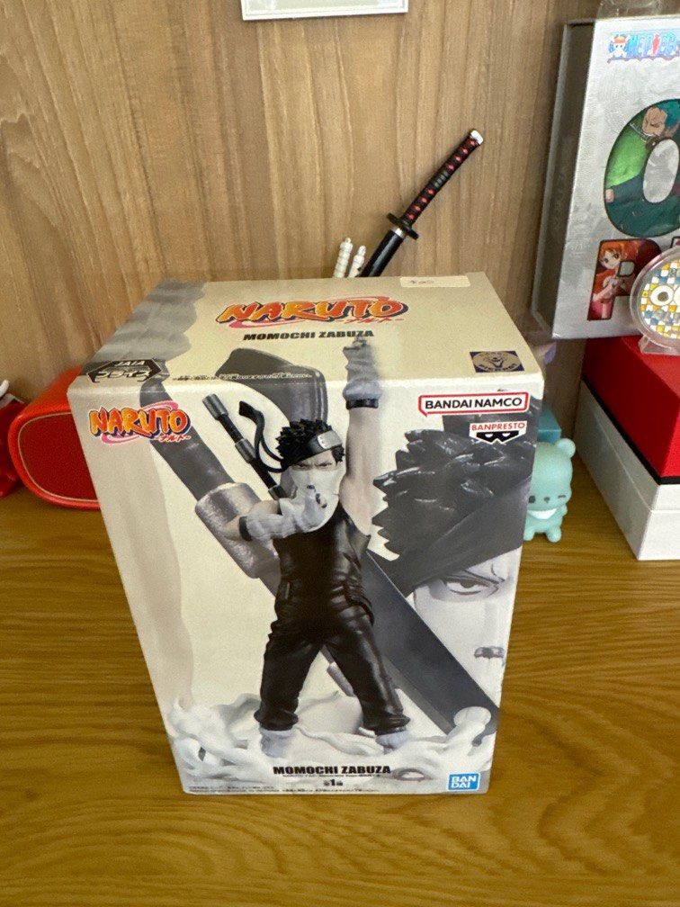 Banpresto Memorable Saga Naruto Momochi Zabuza Figure (Category: Toy Figures) located in Singapore. Submitted by jmiewei (Listing ID 1334335241, Image 2). Description: ✨✨Take a look at my listings for some cool figurines! ✨✨Check them out now! 🤩 Hello! 🌟 Thank you for your interest in the figurine. Self-collection is available at Punggol Soo Teck LRT 🚆or below my block @ 259C Punggol Field 🏣 or by courier for $5 fee 🚚.