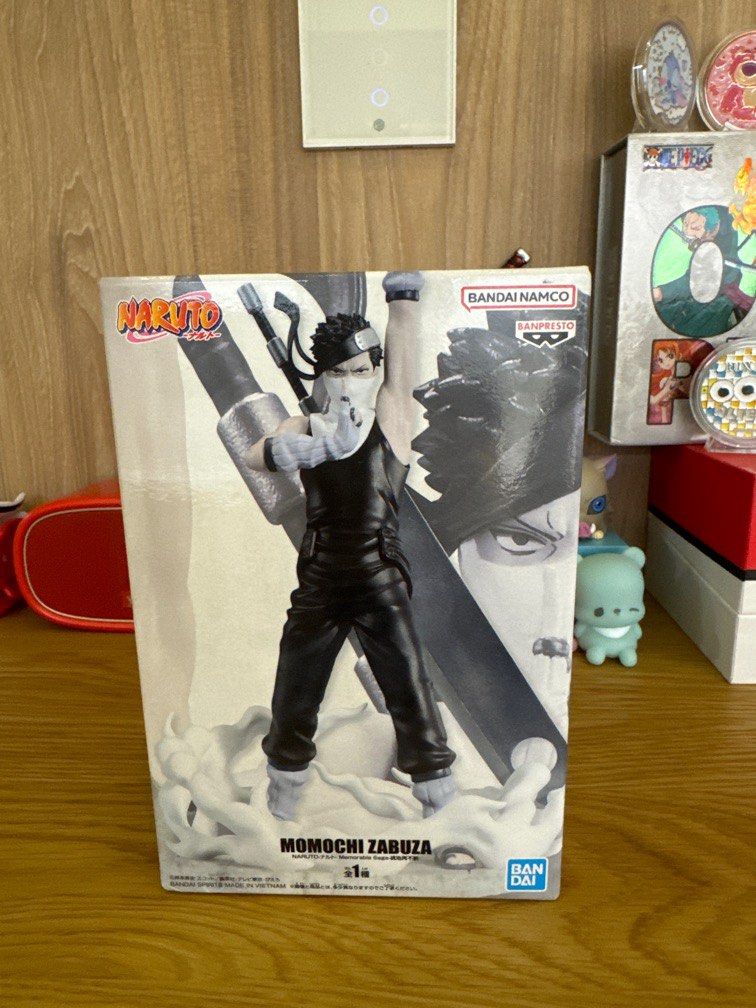 Banpresto Memorable Saga Naruto Momochi Zabuza Figure (Category: Toy Figures) located in Singapore. Submitted by jmiewei (Listing ID 1334335241, Image 1). Description: ✨✨Take a look at my listings for some cool figurines! ✨✨Check them out now! 🤩 Hello! 🌟 Thank you for your interest in the figurine. Self-collection is available at Punggol Soo Teck LRT 🚆or below my block @ 259C Punggol Field 🏣 or by courier for $5 fee 🚚.