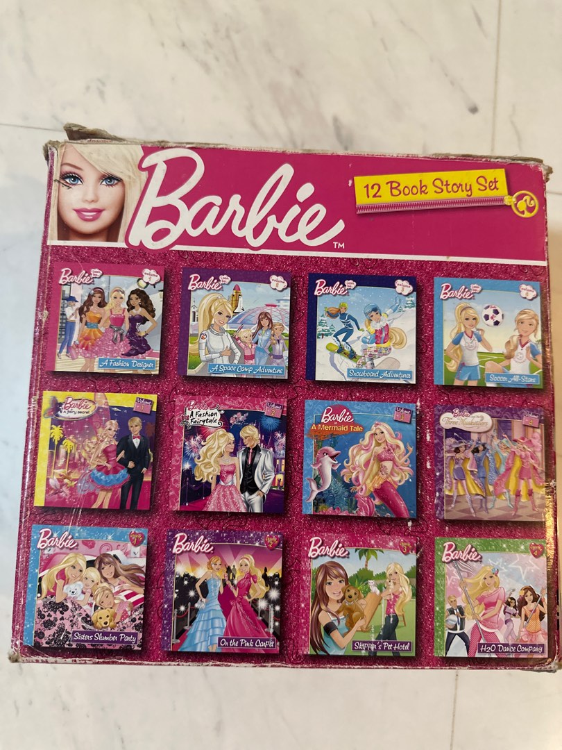 Barbie book set clearance