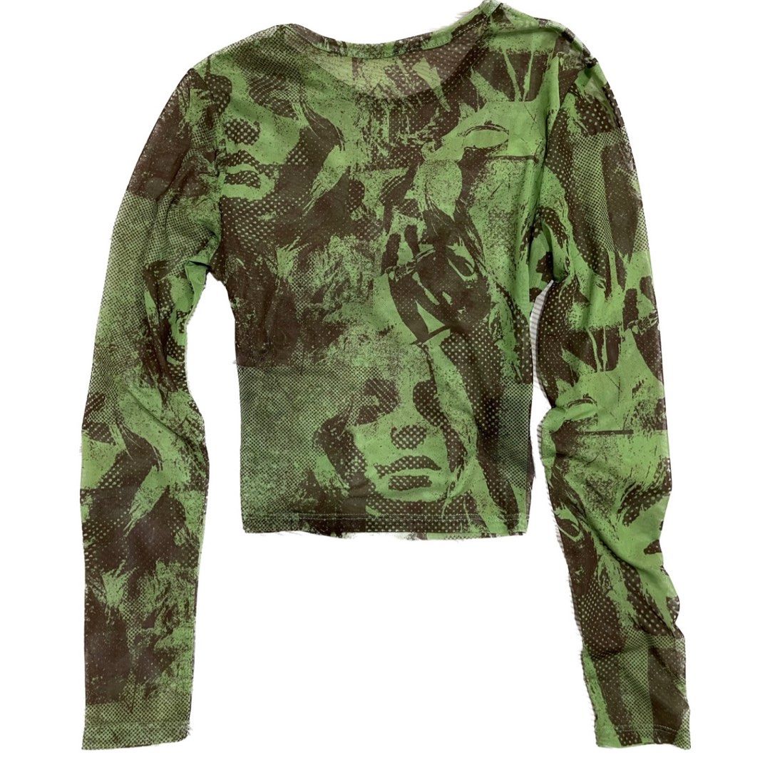 billie eilish green mesh top longsleeve (Category: Longsleeves) located in Quezon City. Submitted by 1eojnx (Listing ID 1334350275, Image 2). Description: .