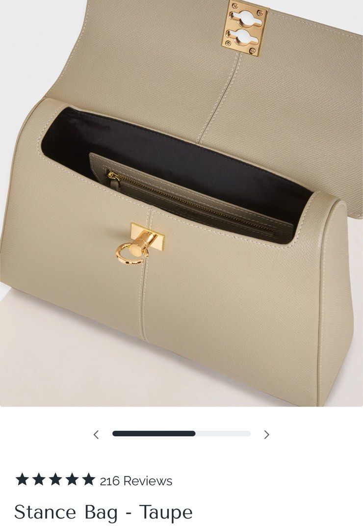 Cafune Stance Bag - Taupe, 她的時尚, 包包、錢包, 手提、托特 Cafune Stance Bag - Taupe, 她的時尚, 包包、錢包, 手提、托特