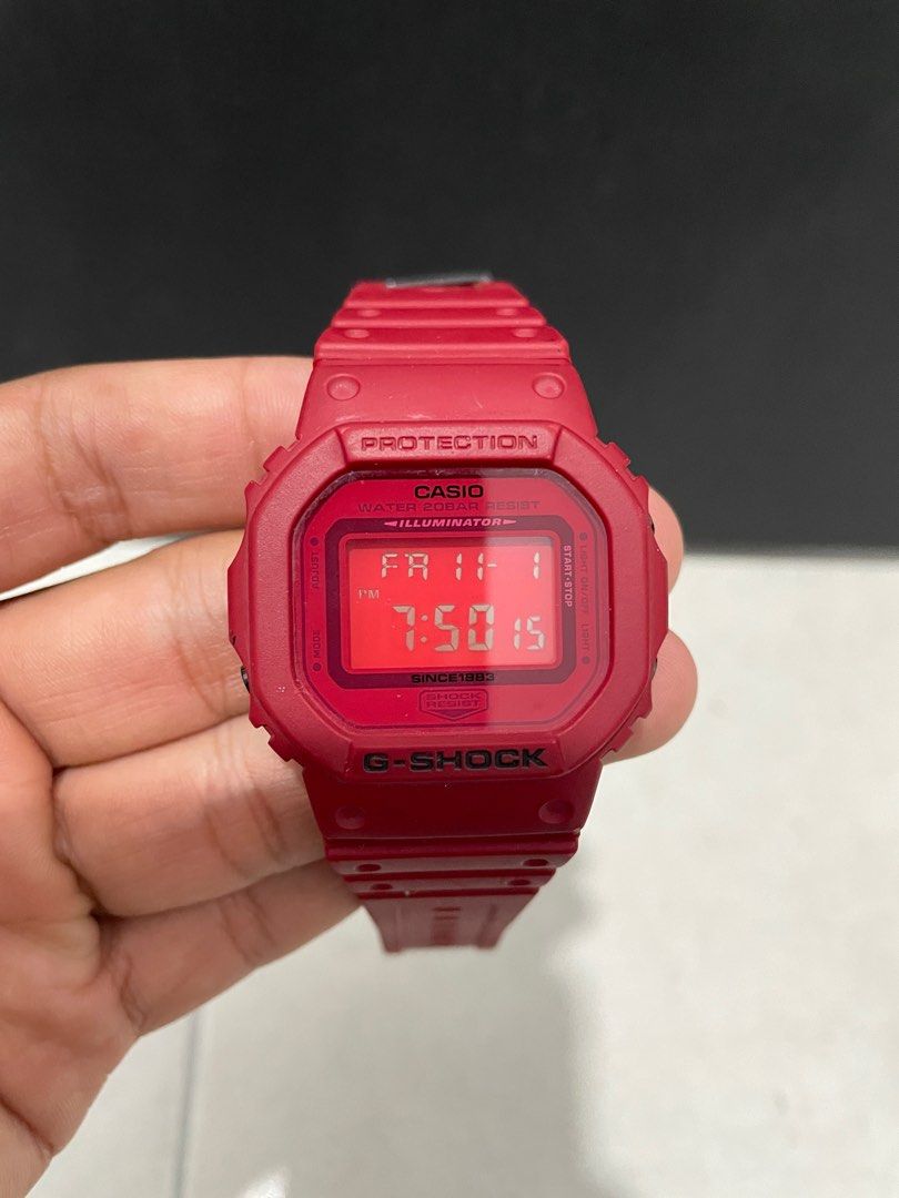 Casio G-Shock 35th Anniversary RED OUT Model DW-5635C-4
