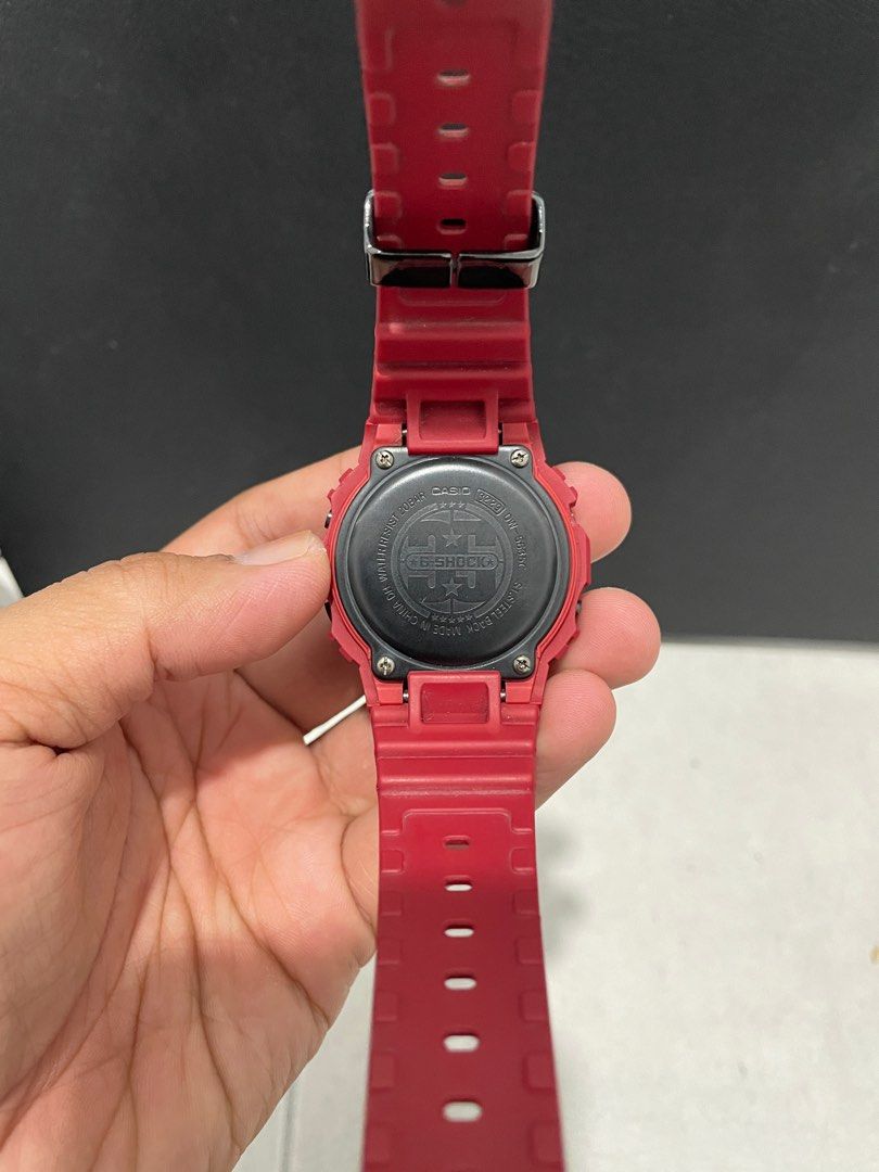 Casio G Shock 35th Anniversary RED OUT Model DW 5635C 4 Men s Fashion Watches Accessories Watches on Carousell
