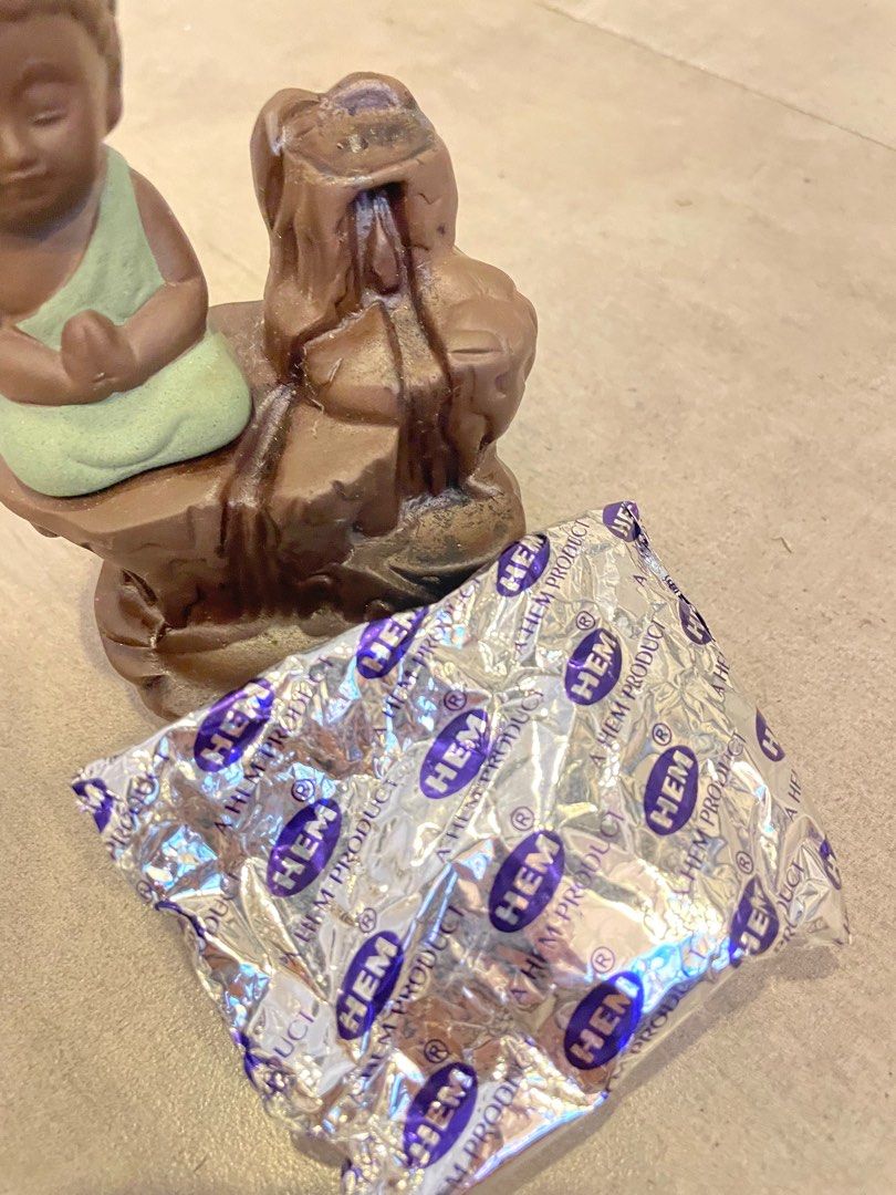 Ceramic Incense Holder (Category: Religious Items) located in San Fernando. Submitted by jhedejesus12 (Listing ID 1334289834, Image 3). Description: Super Cute Buddha Ceramic Incense Holder For Backflow Incense and Stick Will give some free Hem Backflow Incense in White Sage.