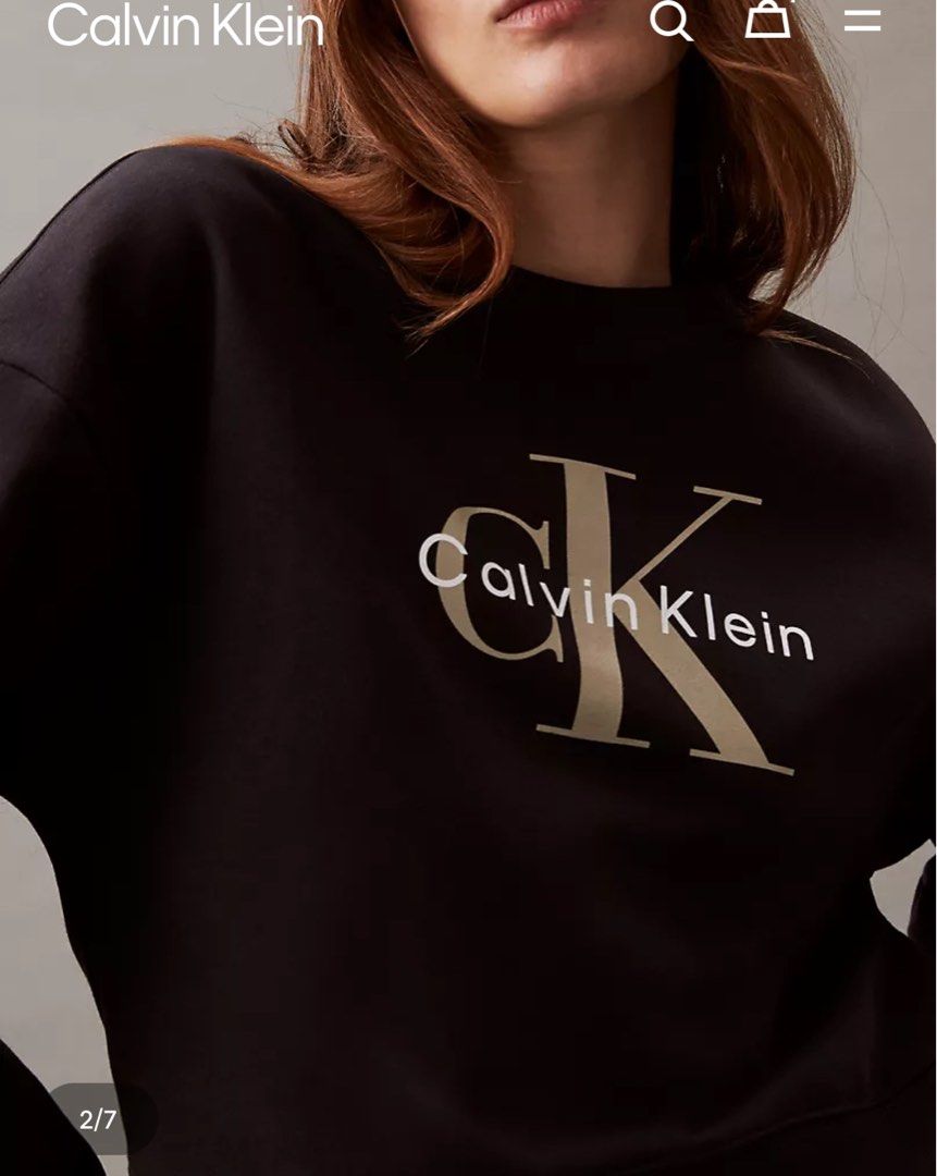 Monogram logo sweatshirt outlet