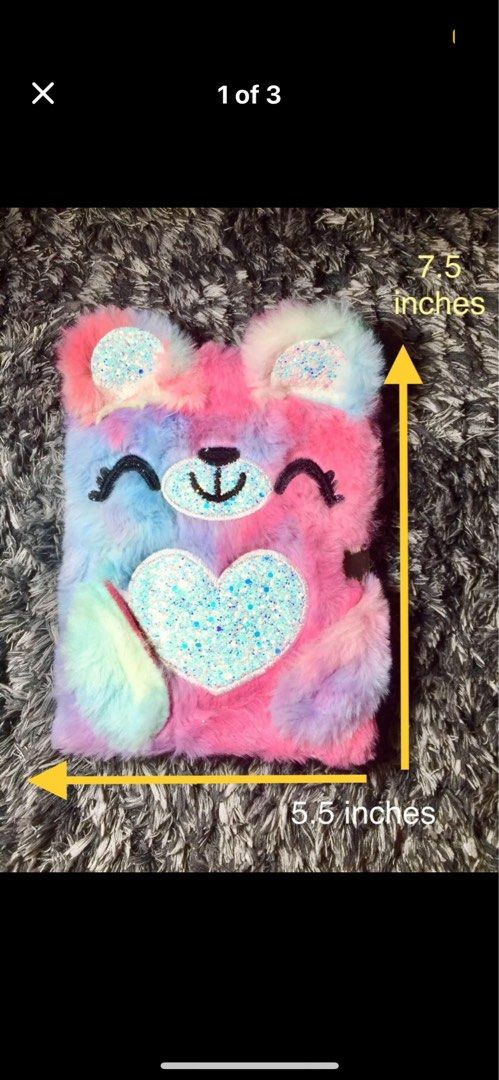 Claire’s diary notebook (Category: Stationery & School Supplies) located in Quezon City. Submitted by jthbusiness (Listing ID 1334353891, Image 1). Description: Never been used *key and lock not included Plus shipping care of buyer .